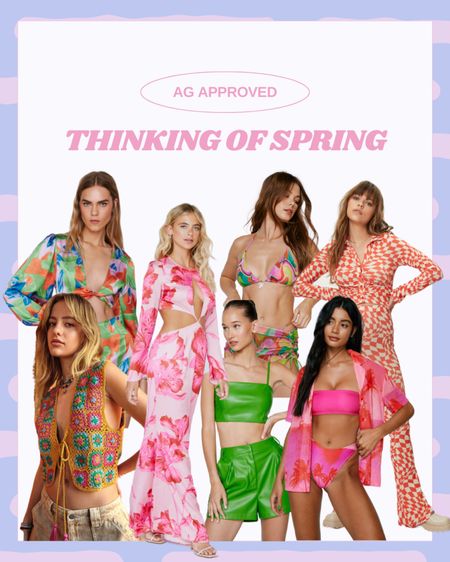 Spring outfits | spring break | colorful outfits | bikini set | floral dress | la vacation 

#LTKstyletip #LTKSeasonal #LTKtravel