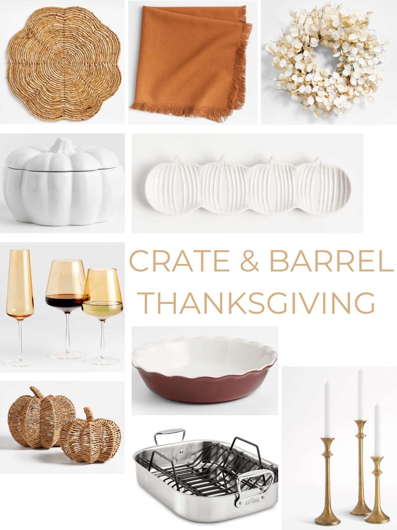 Must-have Thanksgiving items from Crate & Barrel 🦃 tablescape, home decor, holiday decor, dining, woven pumpkins 

#LTKSeasonal #LTKHoliday #LTKhome