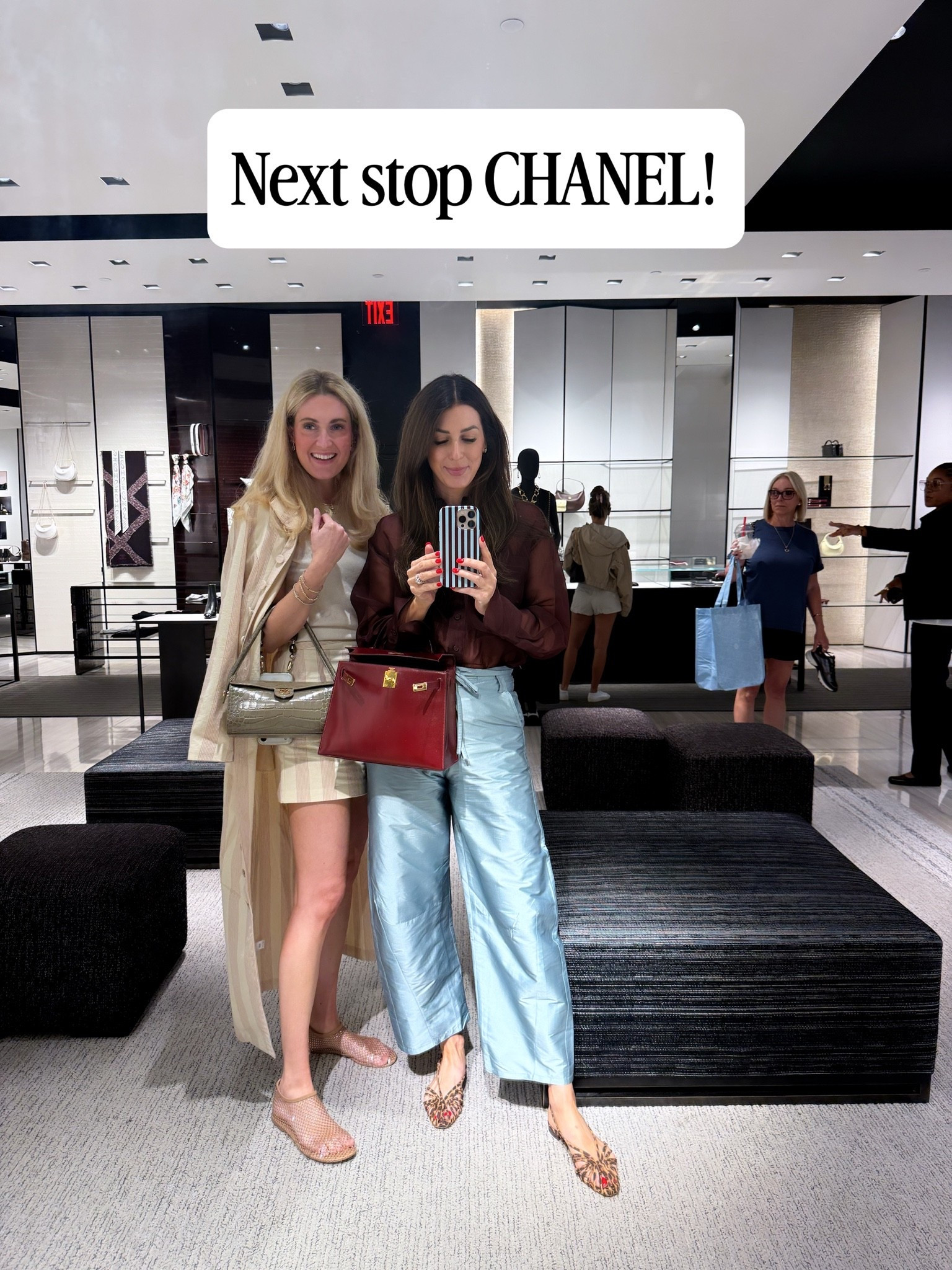 My blouse is oversize and I’m wearing a size 2. I’m also wearing a size 2 in the pants.,

#LTKNYFW #LTKTravel #LTKOver40
