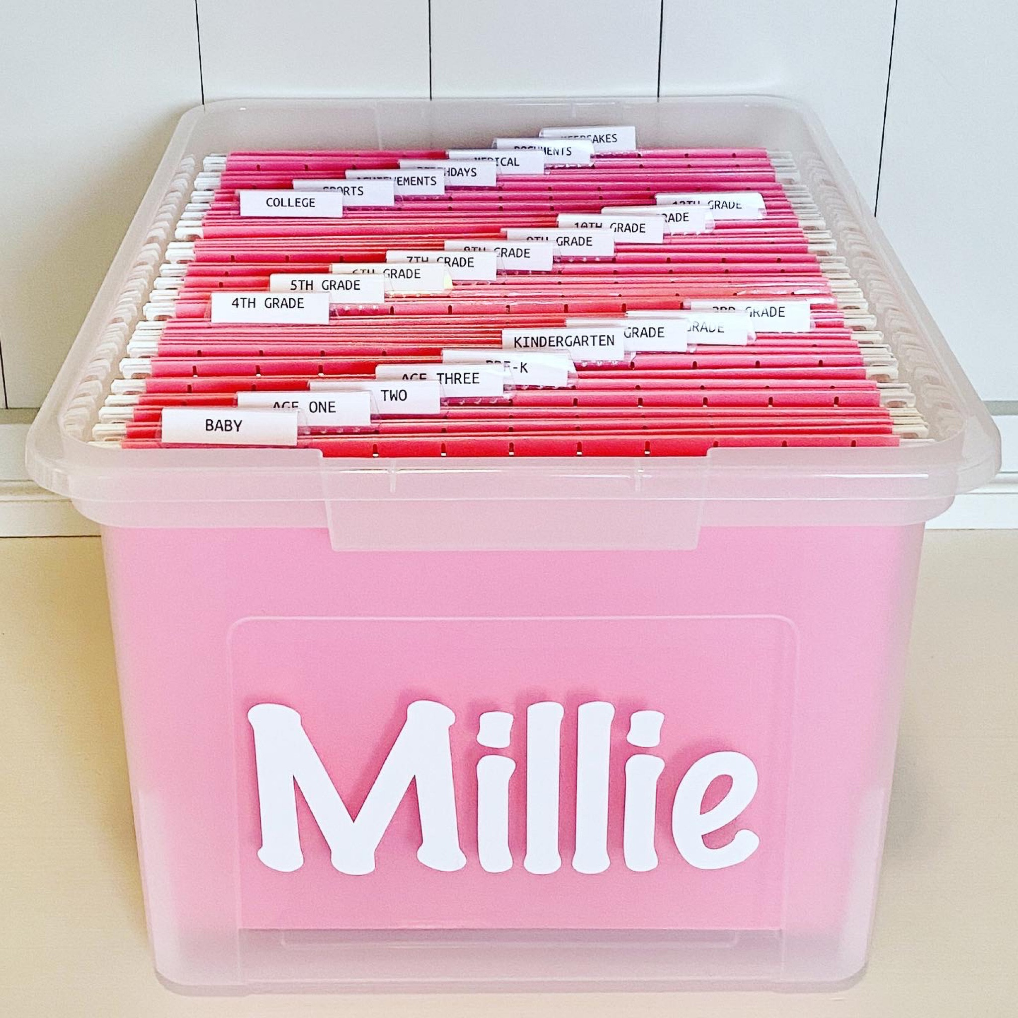 🩷Memory Boxes🩷

As we get close the end of the school year, setting up a memory box for your little ones is a great way to organize all of the keepsakes, projects, memories and more. Check out the link in my bio for ordering info and reach out if you have any questions! 

🩷🤍🩷🤍🩷🤍🩷🤍🩷🤍

#memorybox #memoryboxes #endofschoolyear #momorganization #letsgetorganized #organizedmom #organized #organization #filebox #cricutproject #cricutprojects #averylabels #girlmom #pink #vinyllabels #cricutjoy #kidskeepsake #keepsakes #keepsake #keepsakebox #kidsclosetorganization #kidscloset #closetorganization #officeorganization #fileboxes #files #momlife #artsandcrafts #memorykeeping #filefolders 

#LTKfamily #LTKkids #LTKbaby