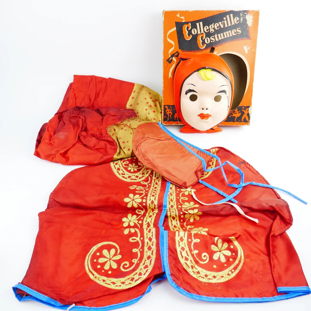 Vintage Halloween Red Riding Hood  Costume by Collegeville Ghost CHILD kid USA in box | Etsy (US)