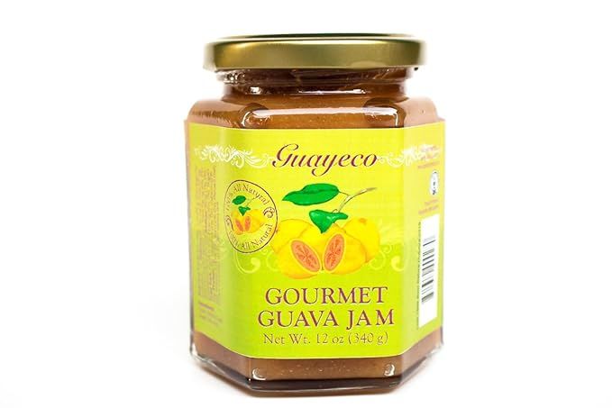 Guava Gourmet Guava Jam (12oz, Jar), Fresh Tropical Guava Fruit Jam, All-Natural, Non-GMO, Vegan,... | Amazon (US)