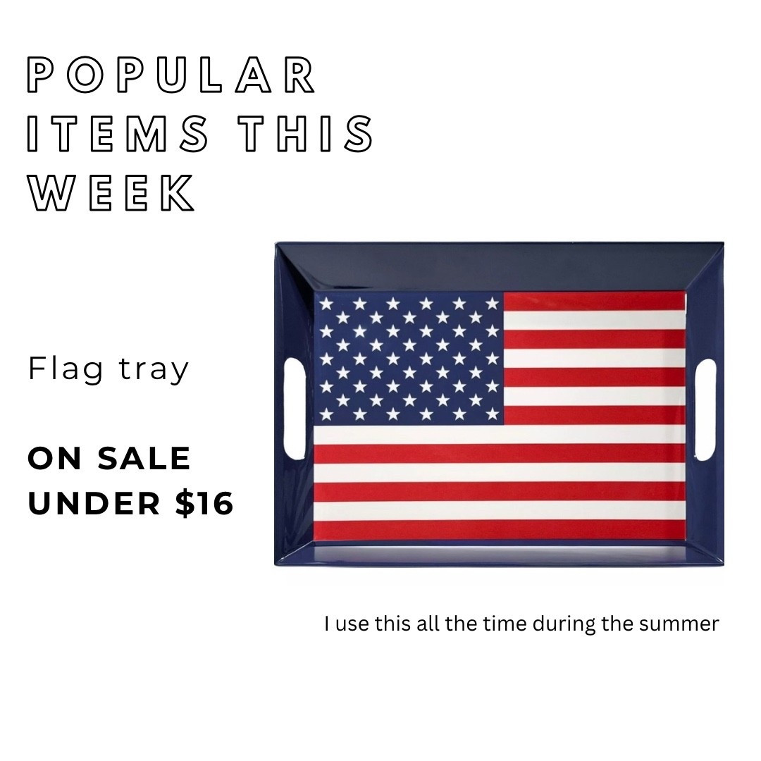 Memorial Day weekend - flag tray 

#patriotic #redwhiteandblue #americana #summer #patio #fourthofjuly

#LTKSeasonal #LTKHome #LTKSaleAlert
