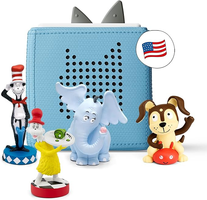 Tonies Toniebox Kids Audio Player Dr. Seuss Bundle with Sam-l-Am, Horton Hears a Who!, Cat in The... | Amazon (US)