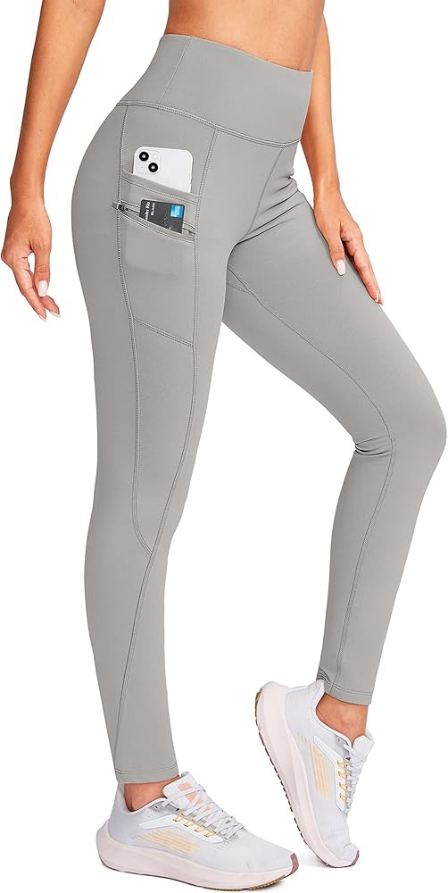 G Gradual Women's Fleece Lined Winter Leggings with Pockets Water Resistant High Waisted Thermal ... | Amazon (US)