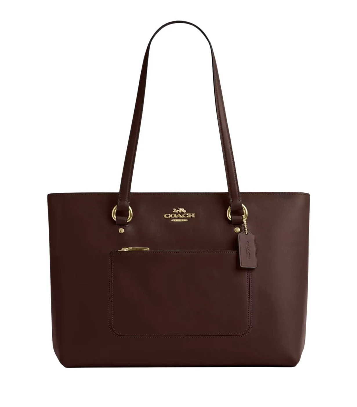 Coach Women’s Station Tote Bag in Shiny Smooth Leather | Walmart (US)