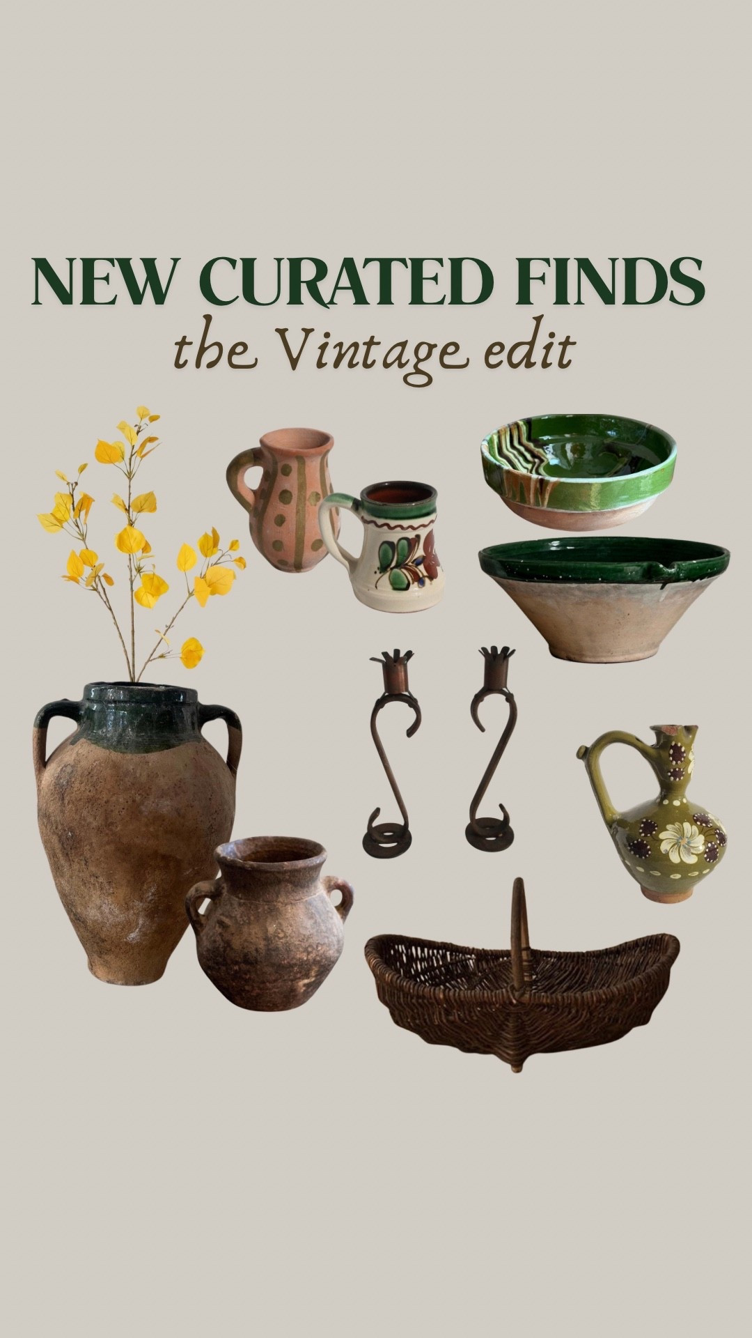 New curated finds! The vintage edit

#LTKSaleAlert #LTKOver40 #LTKHome