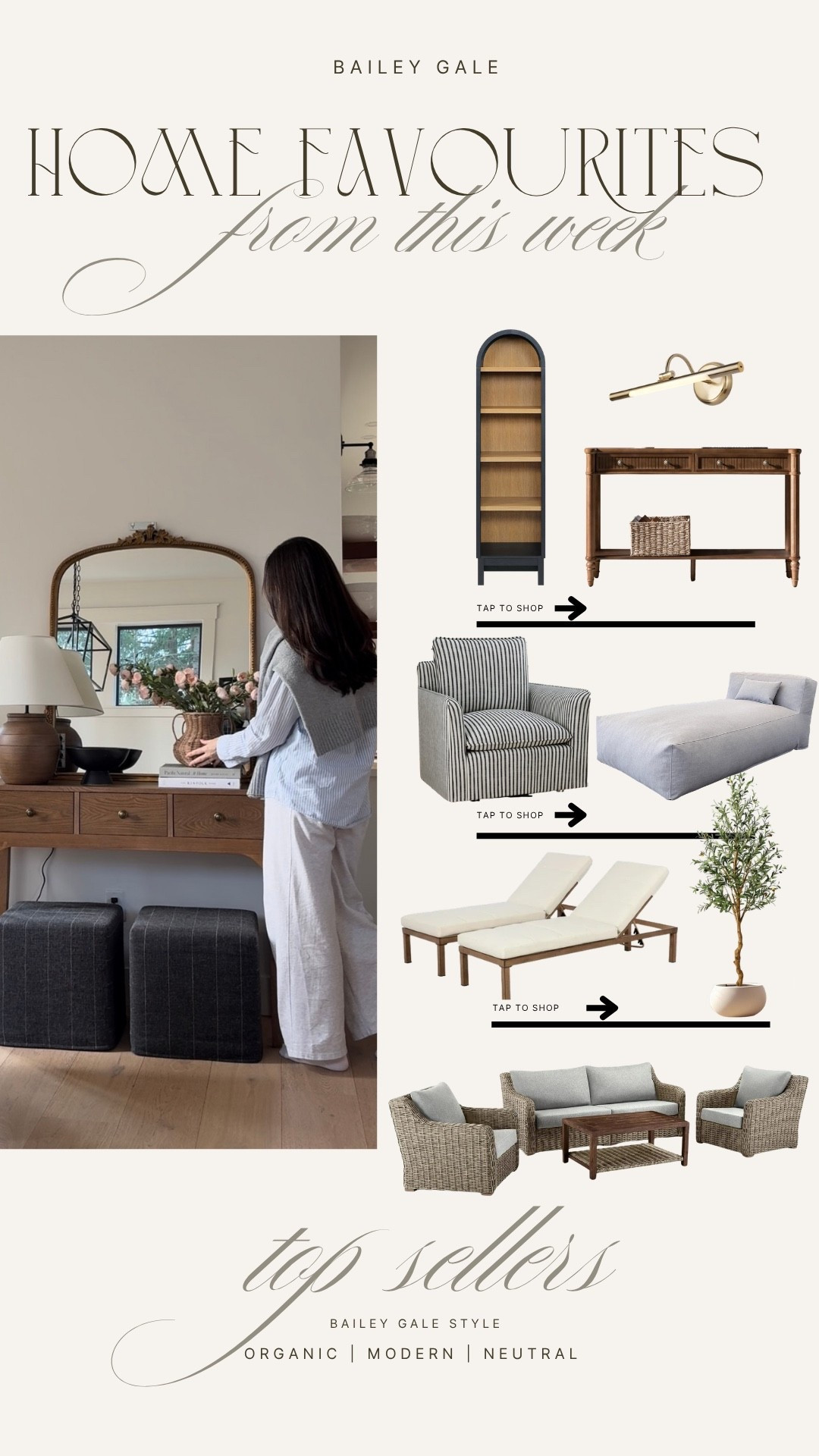 Top favourites from this week! Outdoor living, modern organic home decor for the McGee & Co inspired home. 