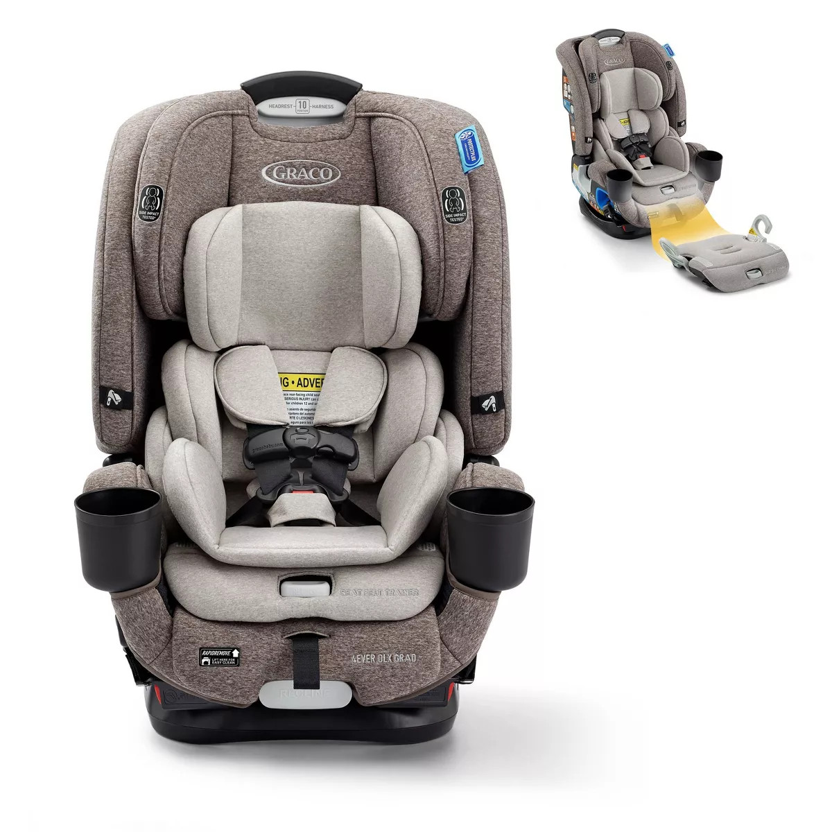 Graco 4Ever DLX Grad 5-in-1 Slim Car Seat - Hancock | Target