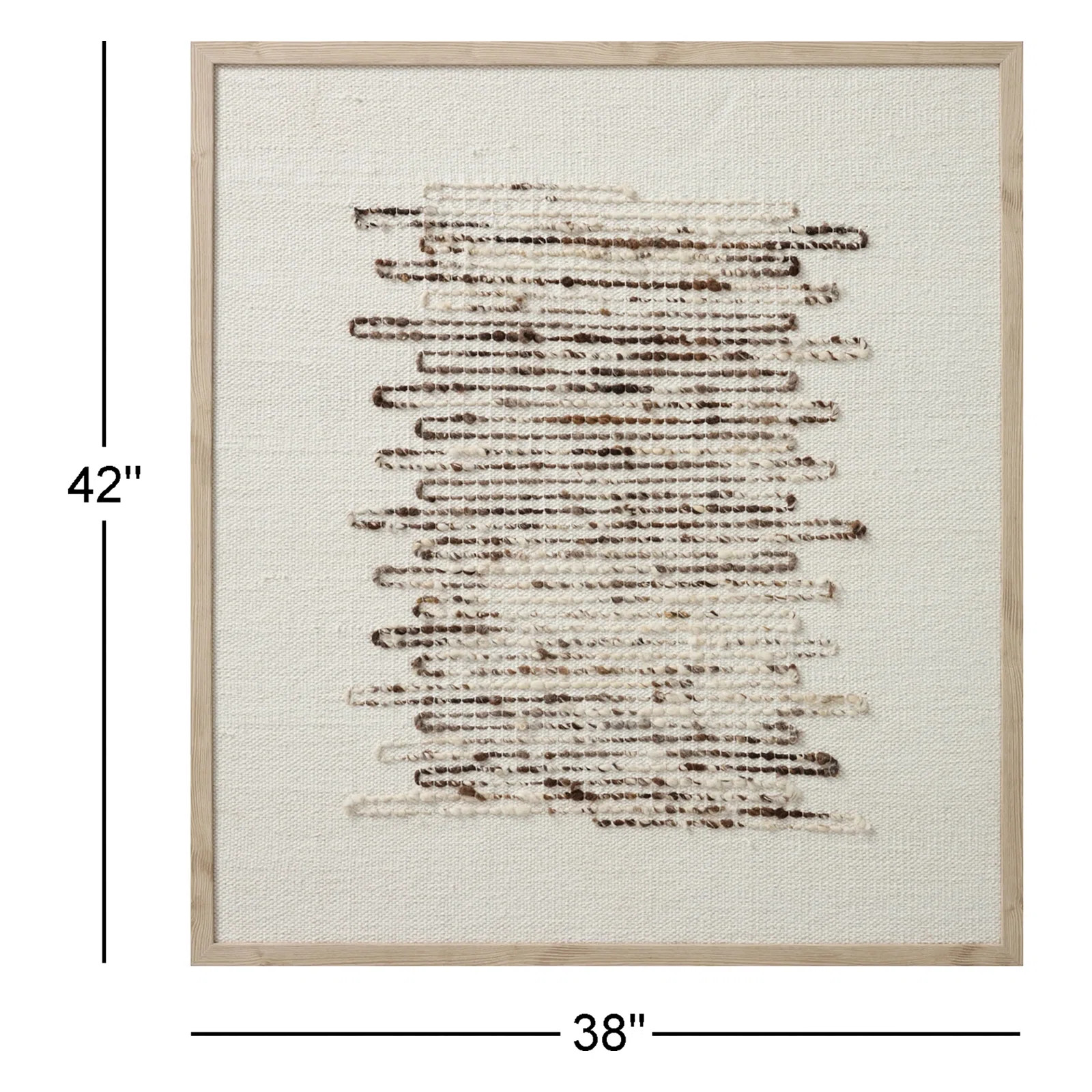 Amber Lewis x Loloi Getty Taupe / Ivory 3'-2" x 3'-6" Wall Art | Wayfair North America