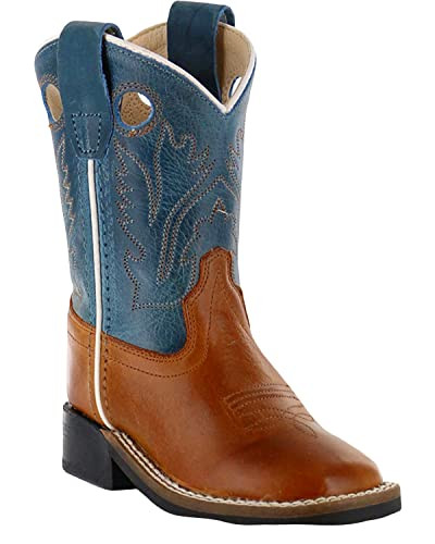 Cody James Toddler-Boys' Western Boot Square Toe - BBSI1872 4 D Brown | Amazon (US)