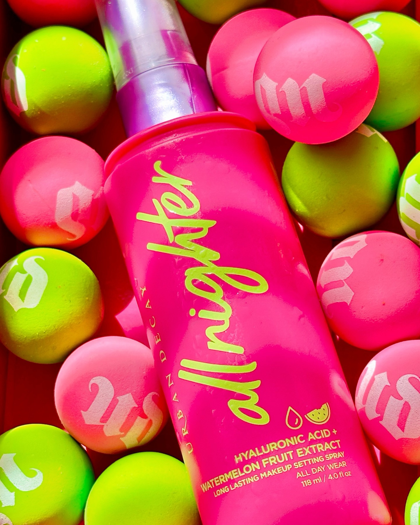 I received this compliment from Urban Decay. Thank you! #UrbanDecayProvidedProduct

✨Urban Decay’s All-Nighter Hyaluronic Acid
Setting Spray is a waterproof fixing mist that gives a luminous, glowy finish.  Formulated with Hyaluronic Acid💦 and watermelon extract🍉, this spray hydrates skin and has a fresh watermelon scent, and the iconic longwear formula keeps makeup looking fresh for up to 16 hours. This is oil-free and silicone-free. 

🩷This boosts makeup vibrancy and gives my skin a dewy, hydrated, and bouncy look.  It keeps my skin fresh all day without being sticky. 

Benefits:
*  Dewy finish for a luminous glow
*  Instant, all-day hydration
*  Skin looks bouncy and feels plump
*  Waterproof formula
*  It’s Gonna Stay: Locks makeup in place for up to 16 hours
*  Smudge-, sweat-, and transfer-resistant
*  Prevents makeup from cracking, fading, or flaking
*  Boosts makeup vibrancy
*  Micro-mist gives a smooth, even application
*  Works with all skin types: including dry skin and sensitive skin
*  Dermatologist tested for safety
*  Allergy tested for safety
*  Cruelty-free: as always cool, not cruel

Available at @urbandecaycosmetics