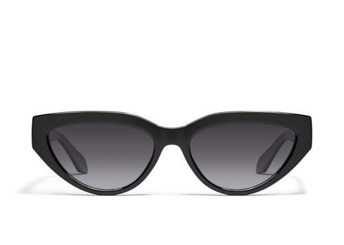 Quay - Womens Sunglasses, Polarized Cat Eye Lenses with UV Protection (Narrow Down, Black) | Amazon (US)