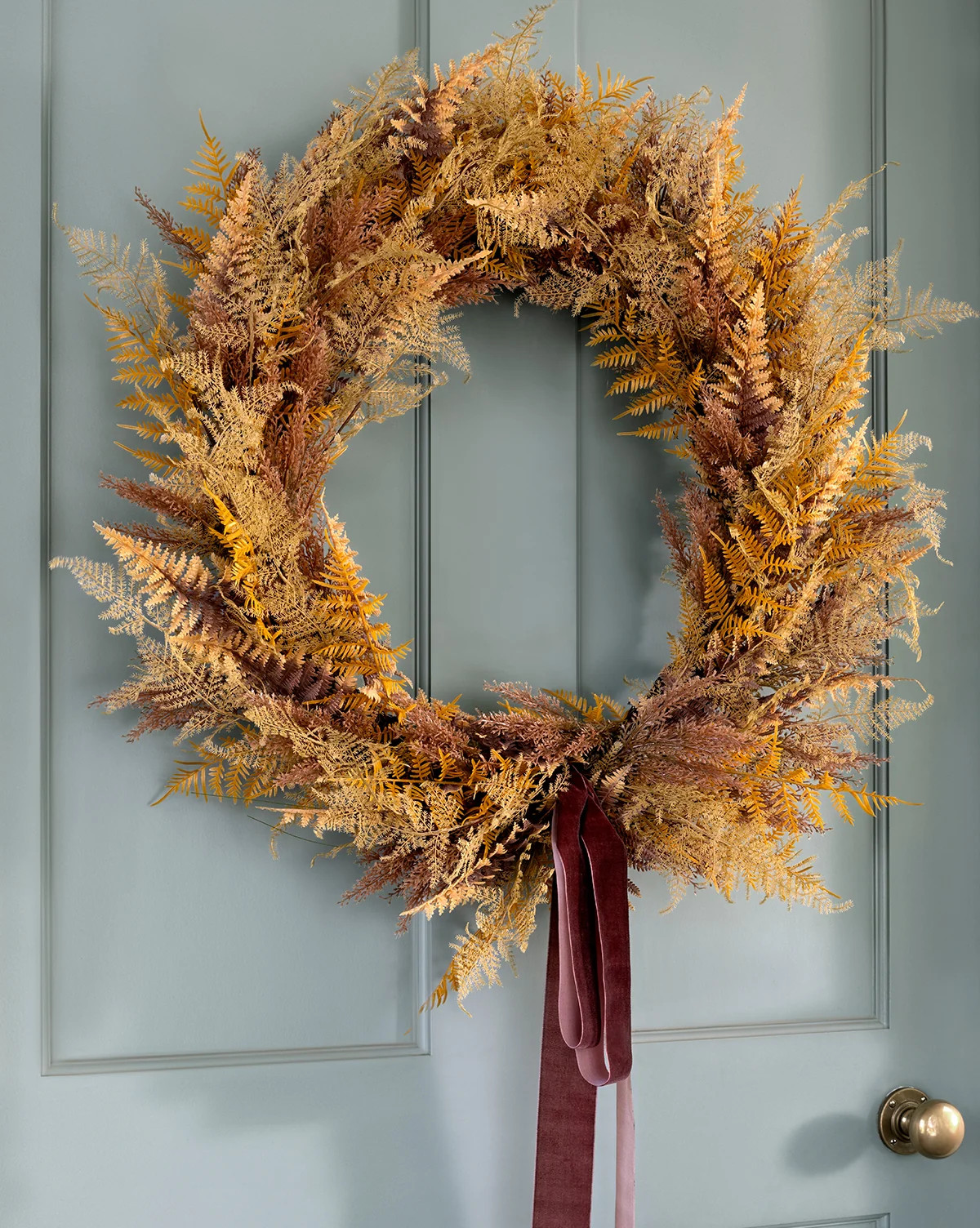 30" Faux Golden Fern Wreath | McGee & Co. (US)