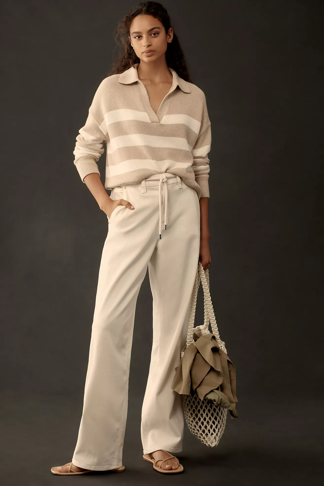Good American Good 90s Carpenter High-Rise Wide-Leg Jeans | Anthropologie (US)