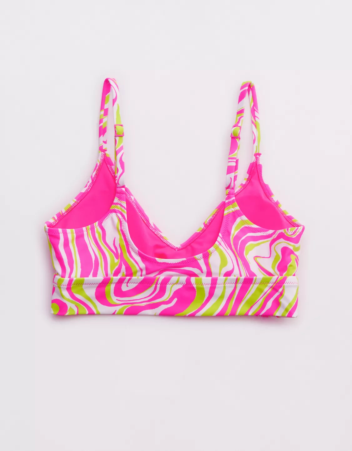 Aerie Ruched Longline Bikini Top | Aerie