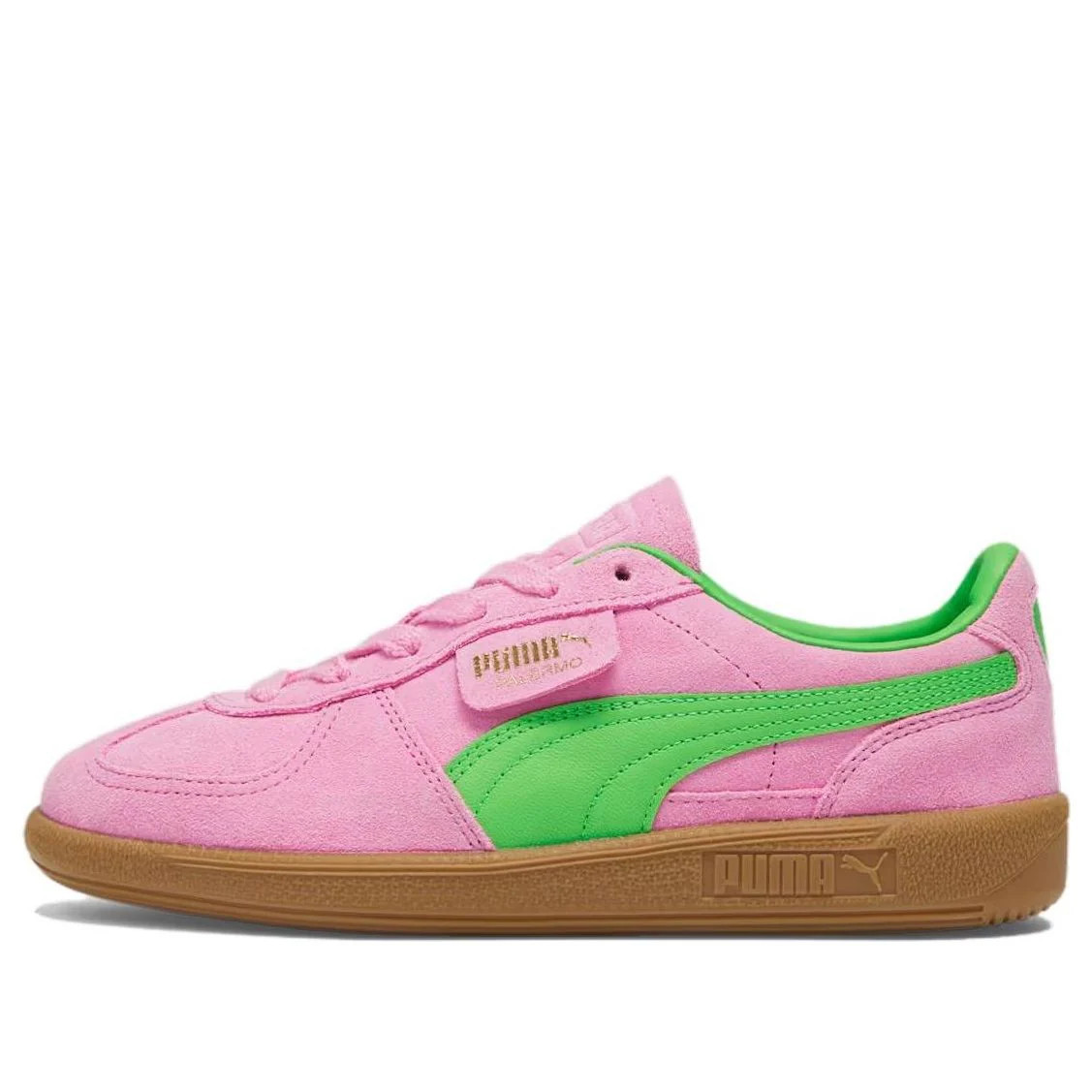 (WMNS) Puma Palermo 'Pink Delight Green' 397858-01 | KICKS CREW