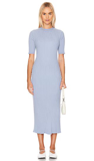 Maeve Knit Midi Dress in Ashley Blue | Revolve Clothing (Global)