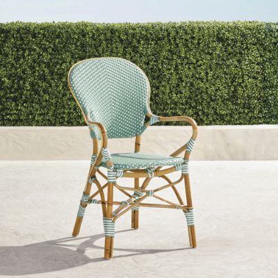 Set of Two Paris Bistro Armchairs in Jade | Frontgate | Frontgate