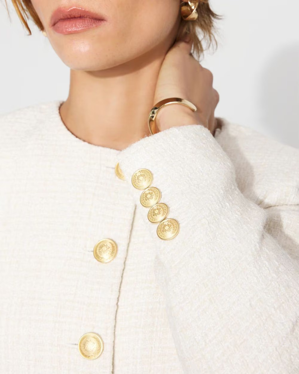 Cropped Tweed Jacket | White House Black Market | White House Black Market