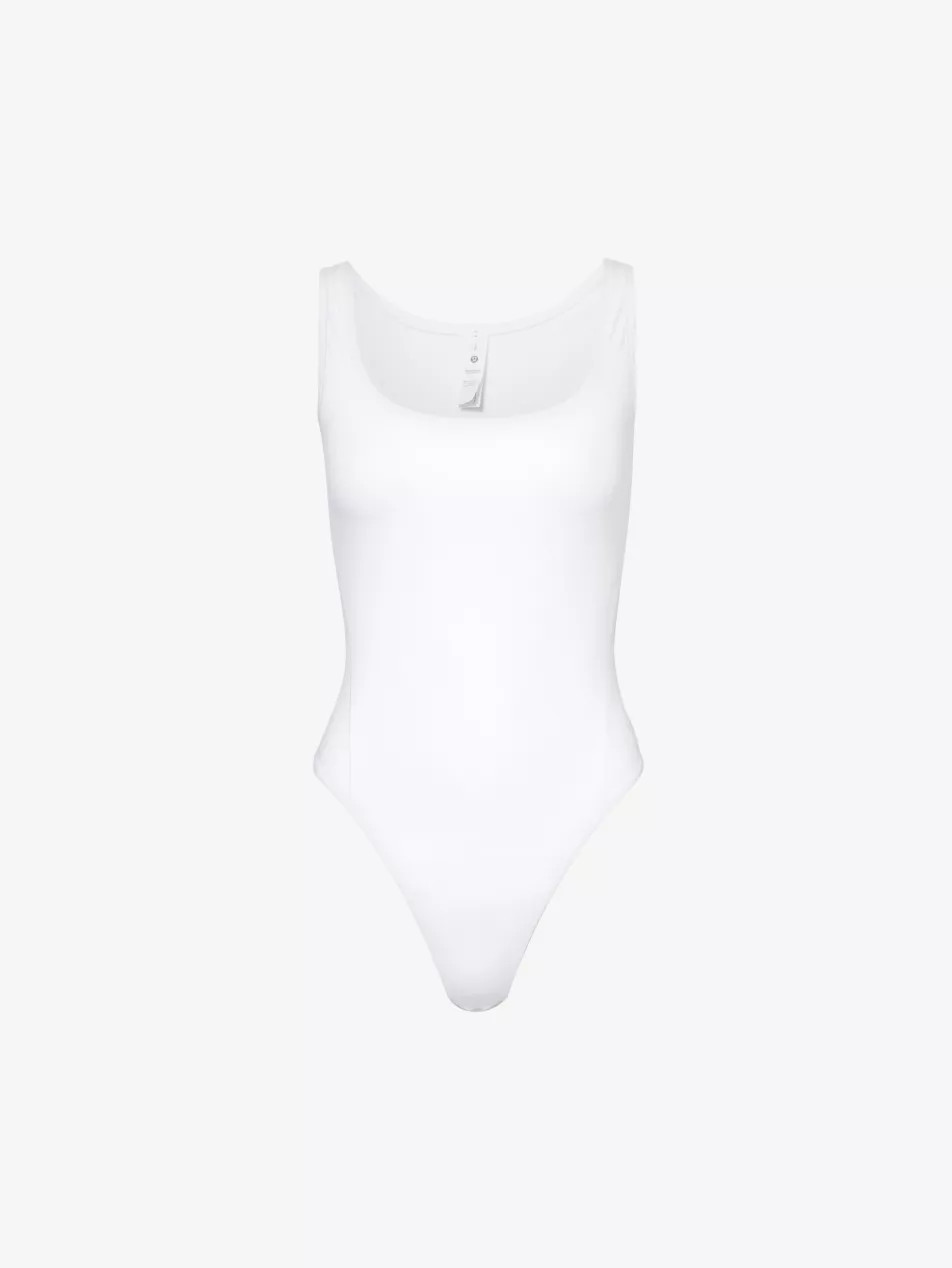 Wundermost Nulu square-neck stretch-woven body | Selfridges