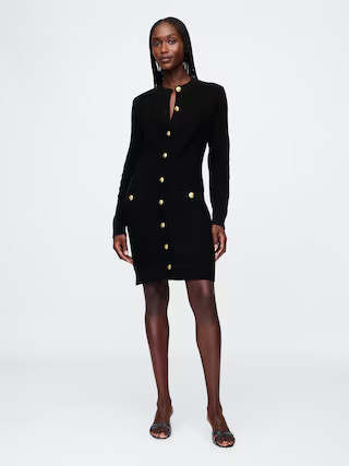 Shaker-Stitch Mini Sweater Dress | Gap (US)