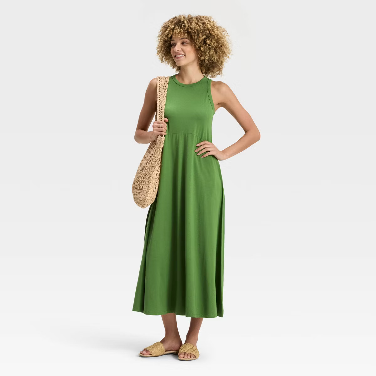 Women's Knit Maxi Tank Dress - A New Day™ | Target