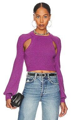 Saina Cropped Cut Out Sweater
                    
                    Lovers and Friends | Revolve Clothing (Global)