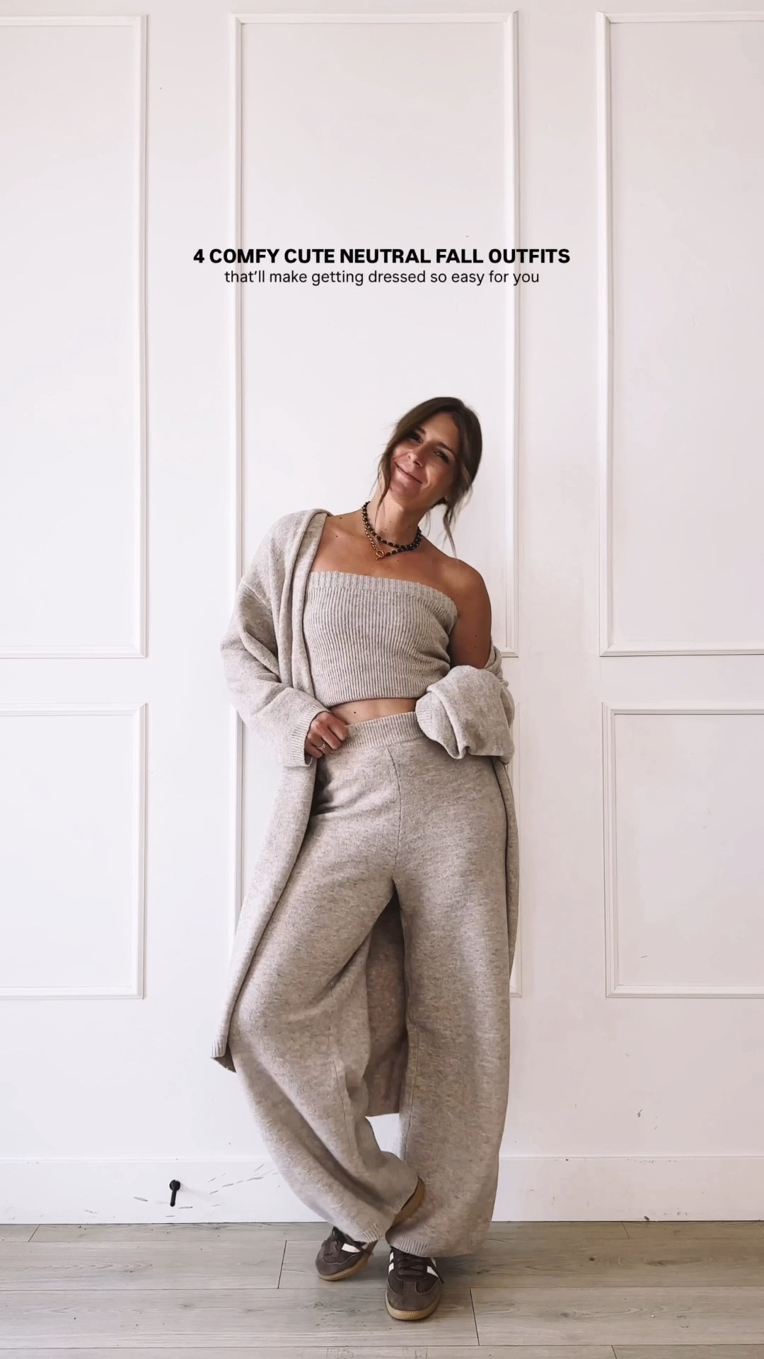 Neutral Fall Outfits - black open back top: small - white set: medium - oat set: small - sheer white top: medium

#LTKootd #LTKgrwm #LTKdayinmylife