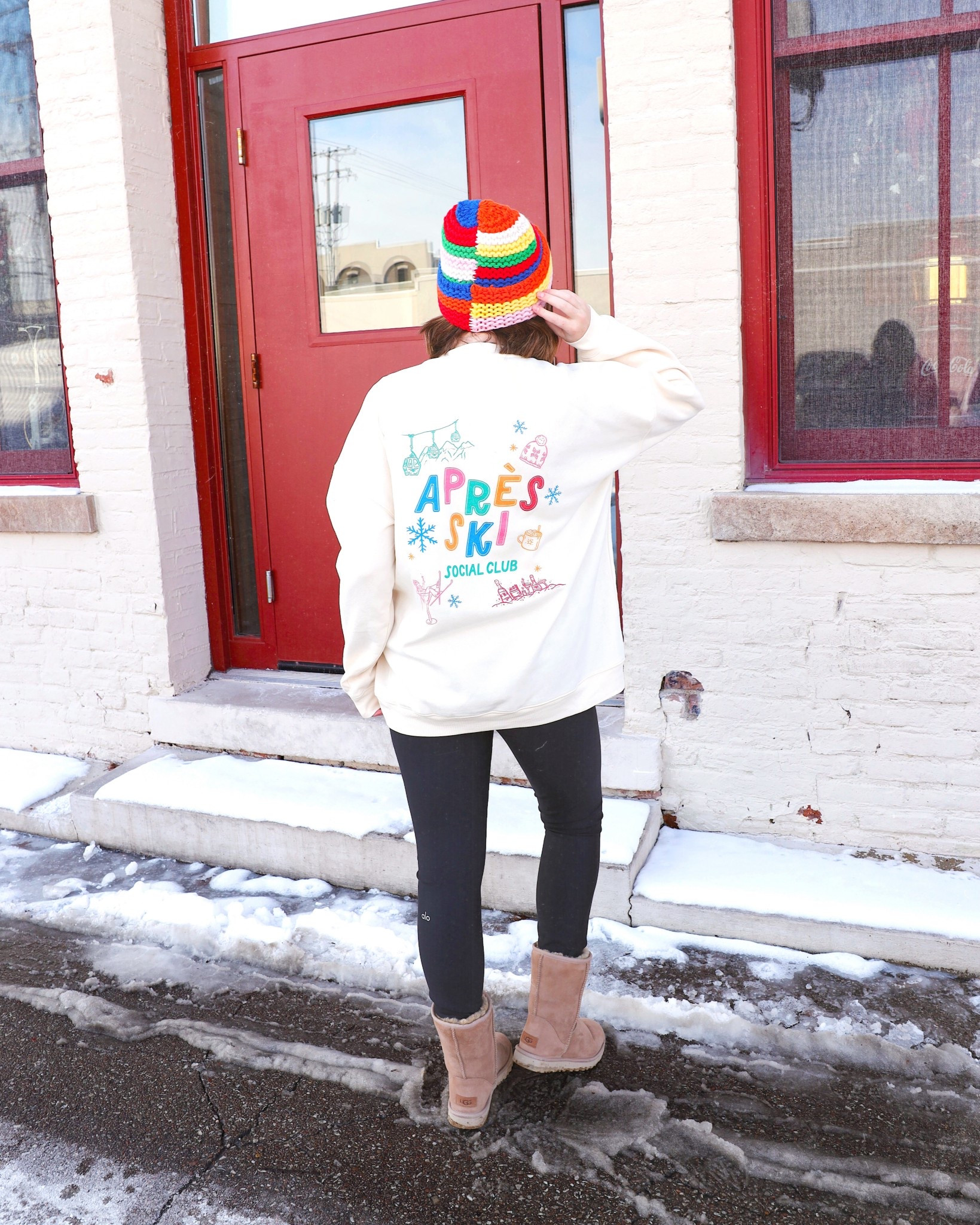 Apres ski 🎿 

Winter outfit, pink lily style, pink lily boutique, winter fashion, Alo yoga, Ugg, Ugg boots, fleece lined leggings 

#LTKActive #LTKTravel #LTKSeasonal