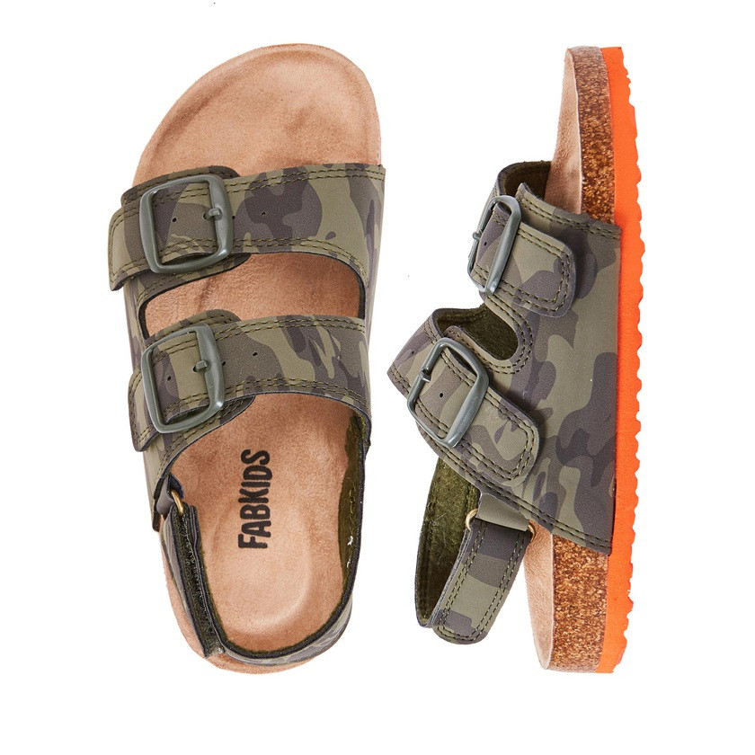 Cork Sole Buckle Sandal | FabKids