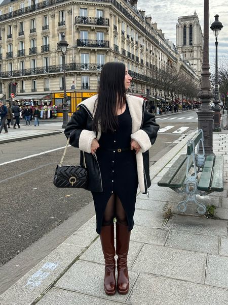 Parisian fall outfit ! Best trends that a Parisienne likes for this season. 

#falloutfit #jonak #trends #tendance #blouson #coat #jonak #sandro #blackdress #dress 

#LTKunder100 #LTKSeasonal #LTKunder50