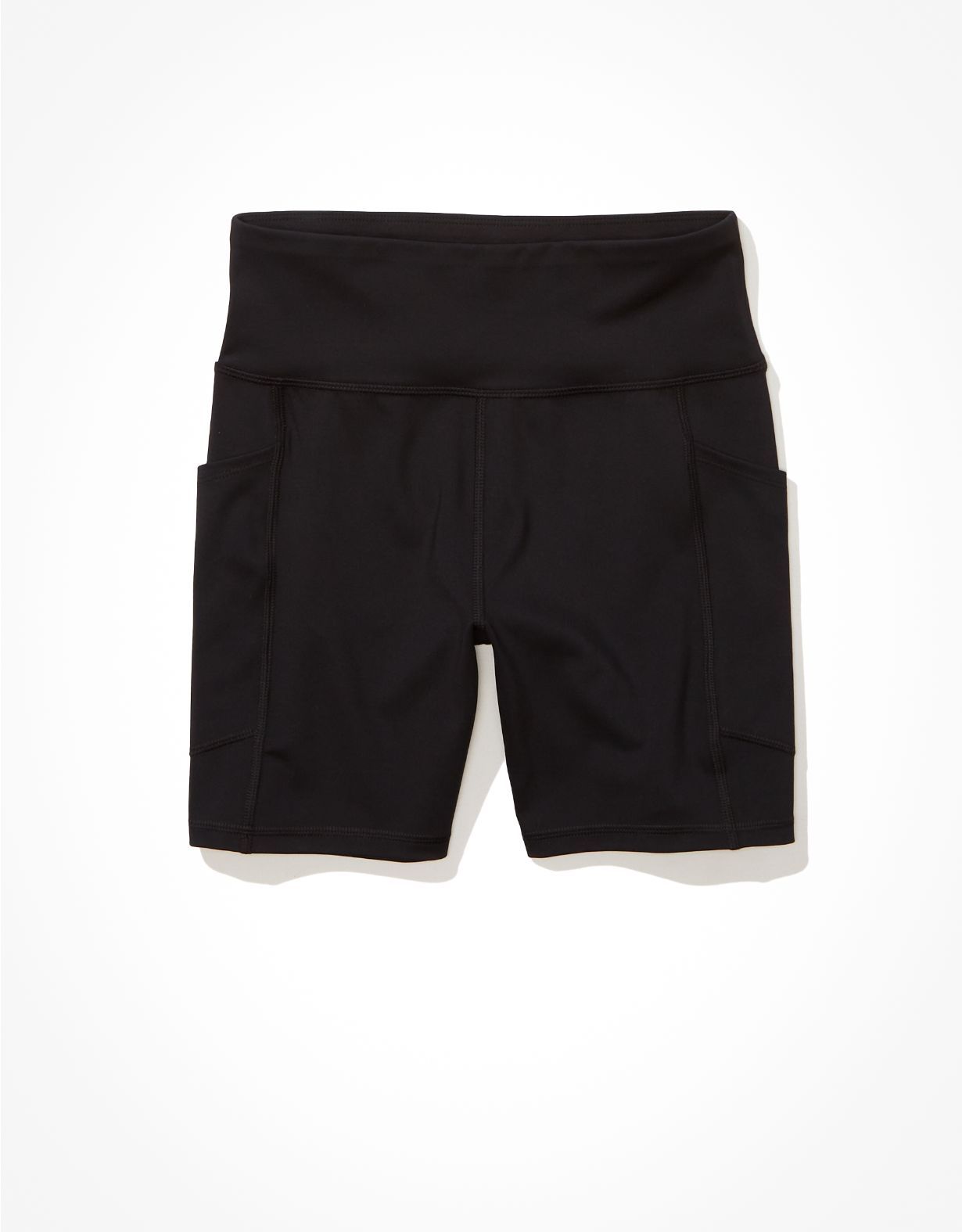 AE Fleece Everything Pocket Super High-Waisted 6" Bike Short | American Eagle Outfitters (US & CA)