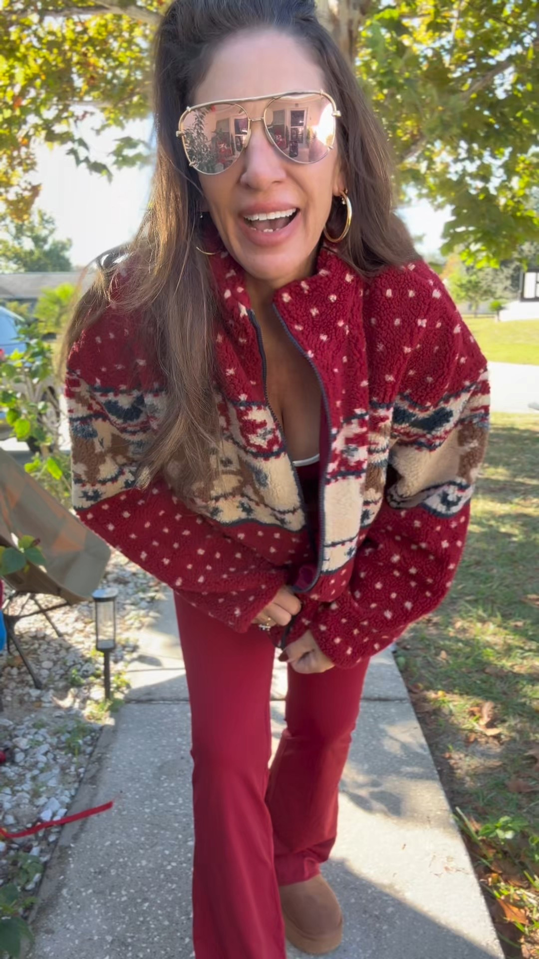 Super viral reindeer zip up fleece from cider! #fleece #zipup #fleecejacket #cider 

#LTKHoliday #LTKootd #LTKGiftGuide