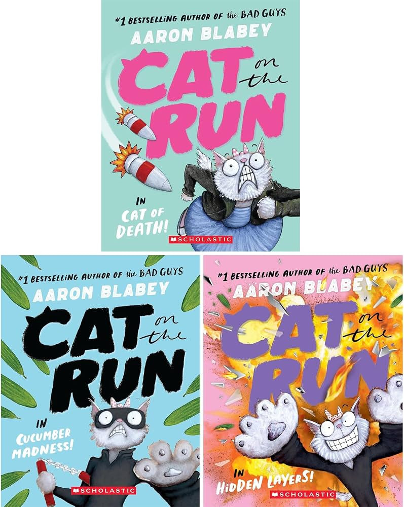 Cat on the Run Series 3-Book Collection Set (Cat of Death, Cucumber Madness, Hidden Layers!) \u20... | Amazon (US)