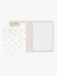 Gold Dot With Script Clipboard Folio | Kate Spade (US)