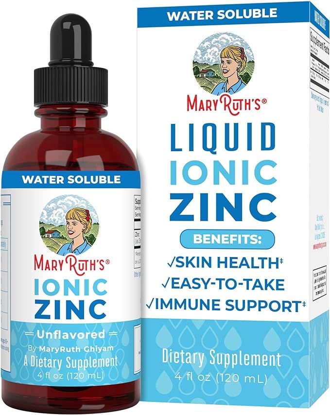 MaryRuth Organics Zinc Supplements for Immune Support, Ionic Zinc for Kids & Adults, Liquid Zinc ... | Amazon (US)