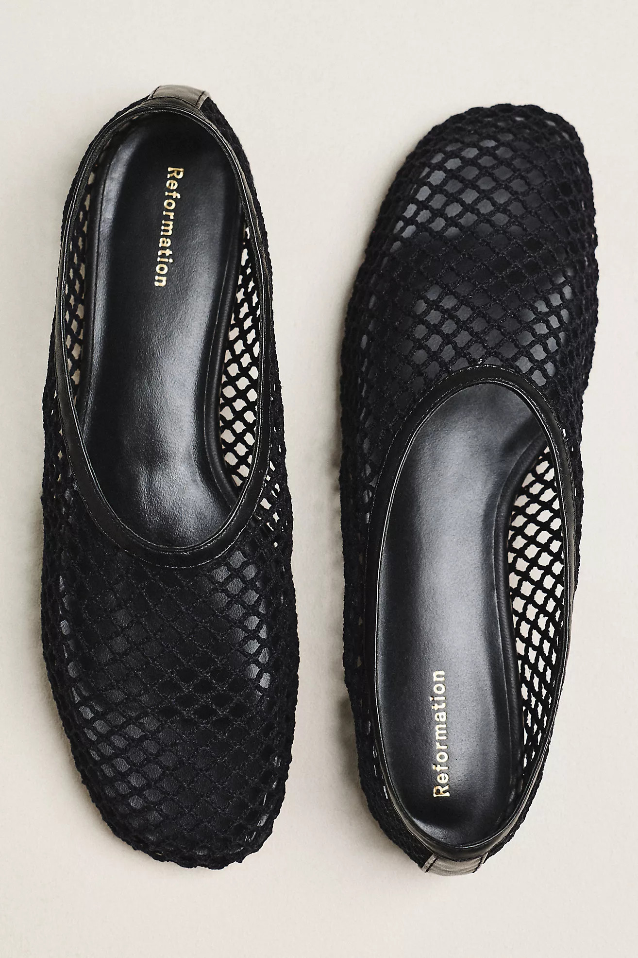 Reformation Britt Netted Ballet Flats | Anthropologie (US)