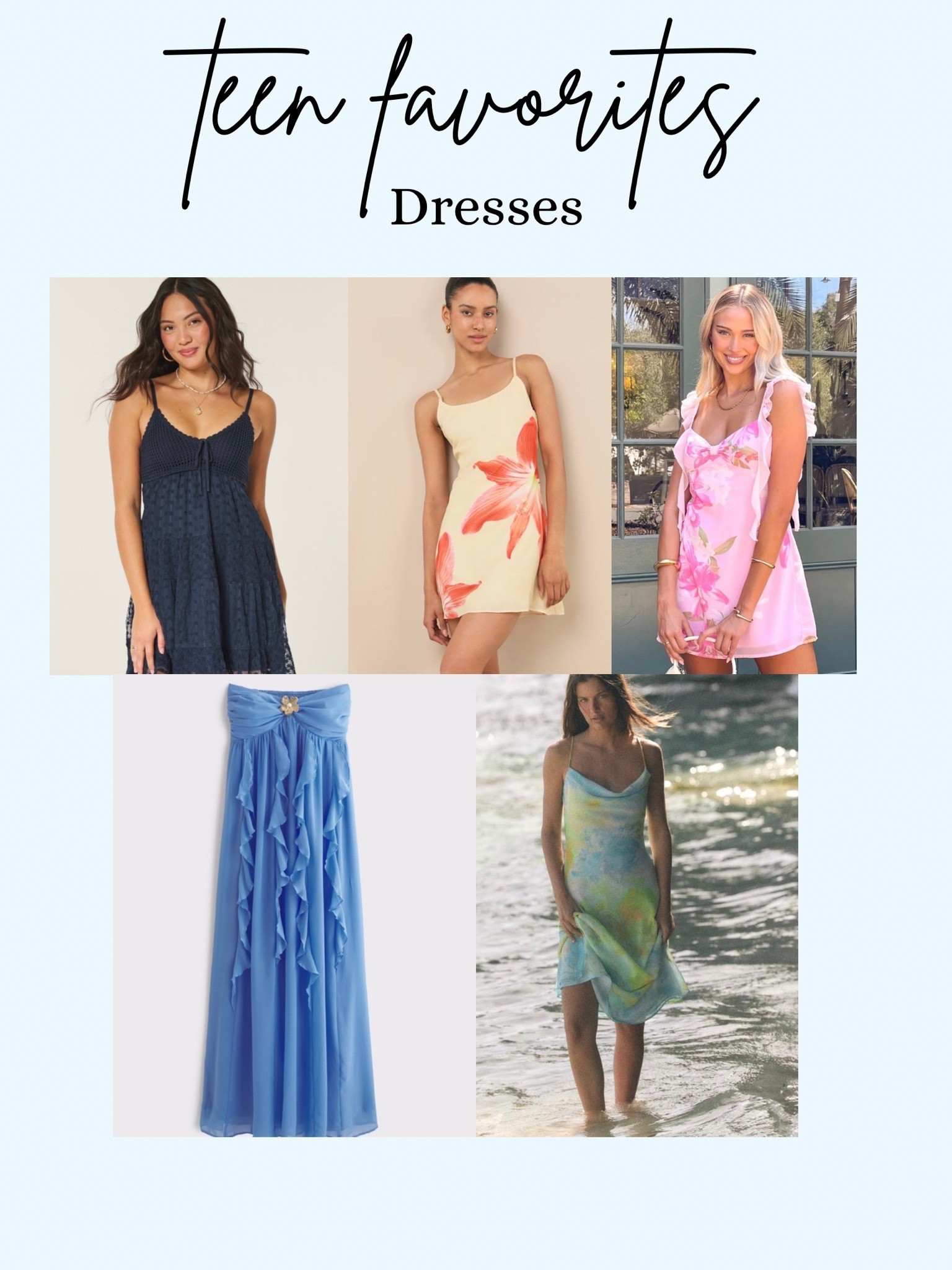 Loving these flowery dresses for my girls