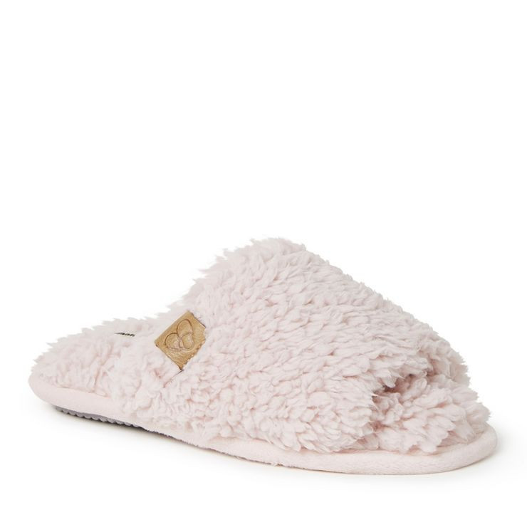Dearfoams Womens Lane Teddy Slide Slippers | Target