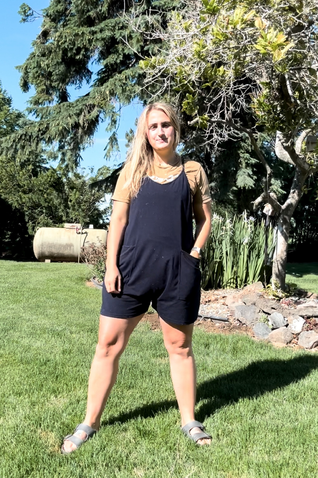 Summer staple for all the comfort and casual with this romper short outfit 
Wearing a large for an oversized fit 

#LTKMidsize #LTKFindsUnder50 #LTKSeasonal