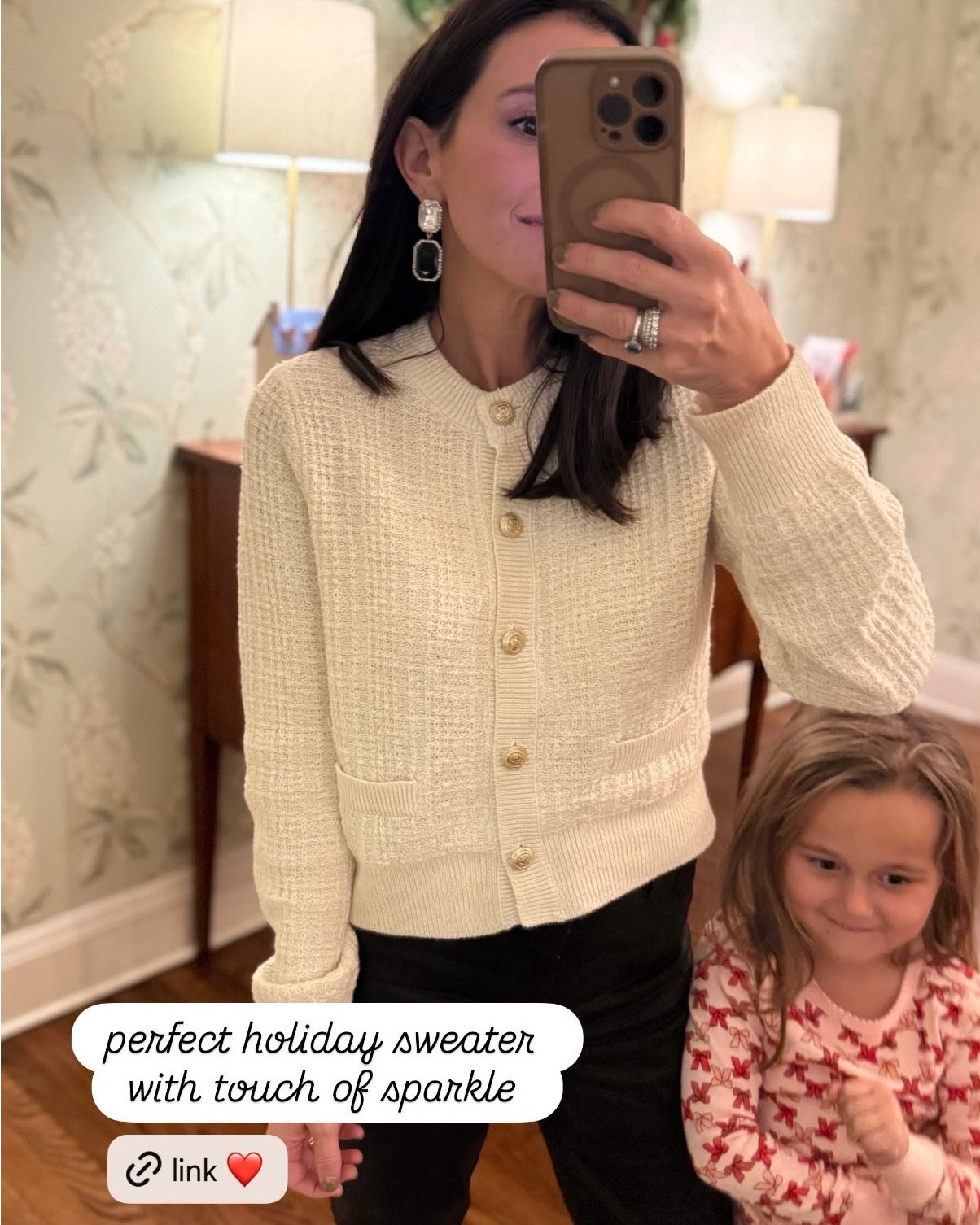 Such a great Christmas / holiday sweater with the added sparkle! Love this easy look for any holiday event! 

#LTKootd #LTKHoliday #LTKmomlife