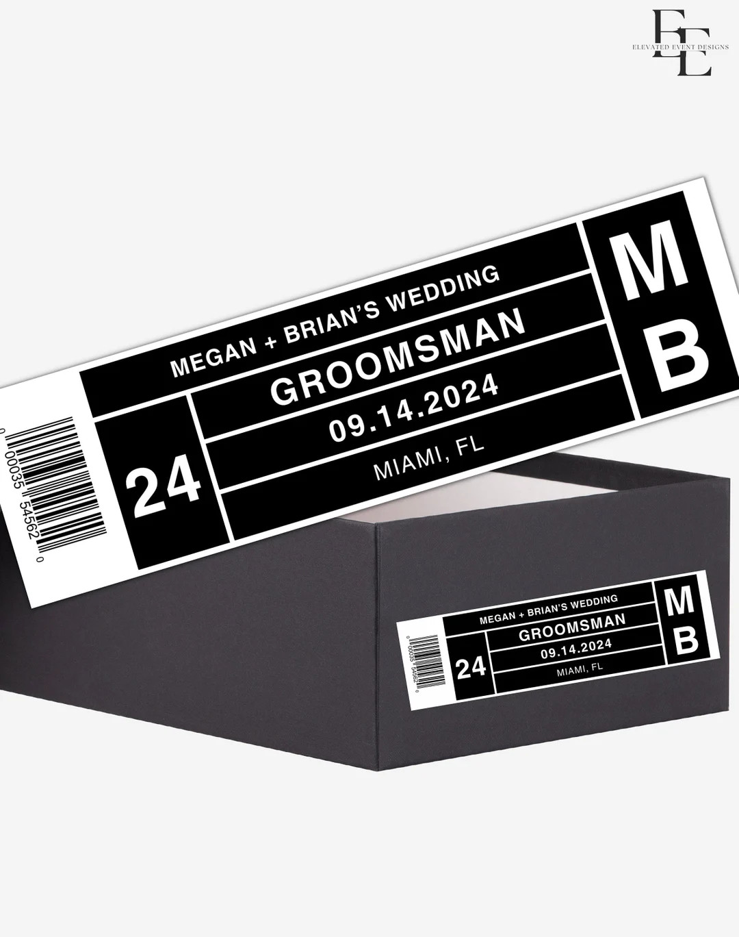 Groomsmen Proposal Shoe Box Labels Bridesmaid Groomsman - Etsy | Etsy (US)