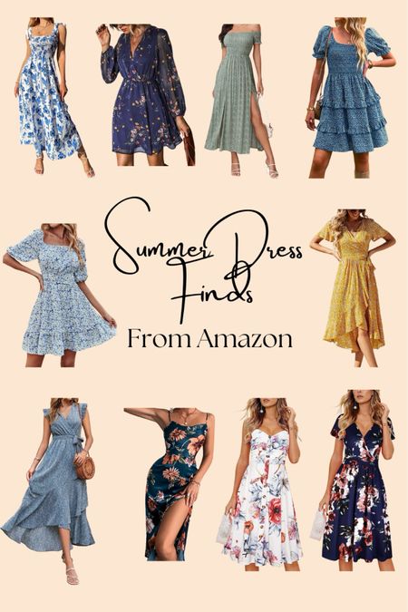 Women’s spring and summer dress finds from Amazon 

#LTKSeasonal #LTKfindsunder50 #LTKstyletip
