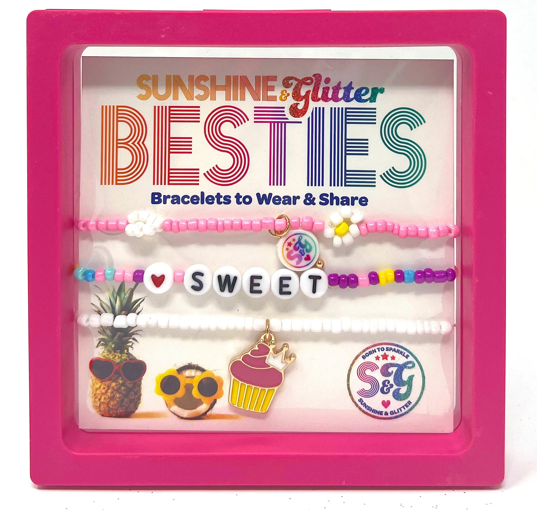 BESTIE Bracelets Set - SWEET | Sunshine & Glitter