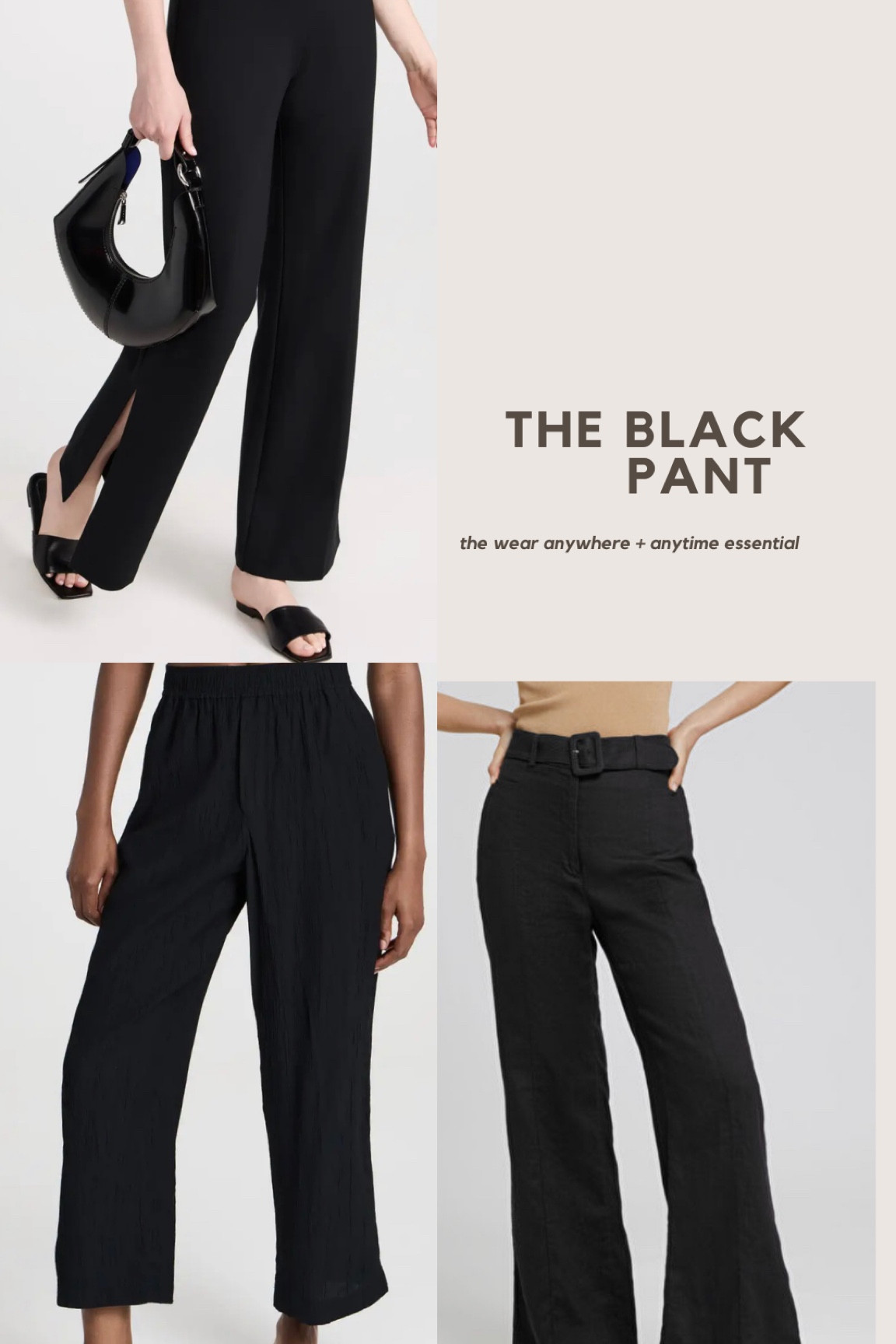 Summer capsule: the black pants

#LTKSeasonal #LTKstyletip #LTKFind