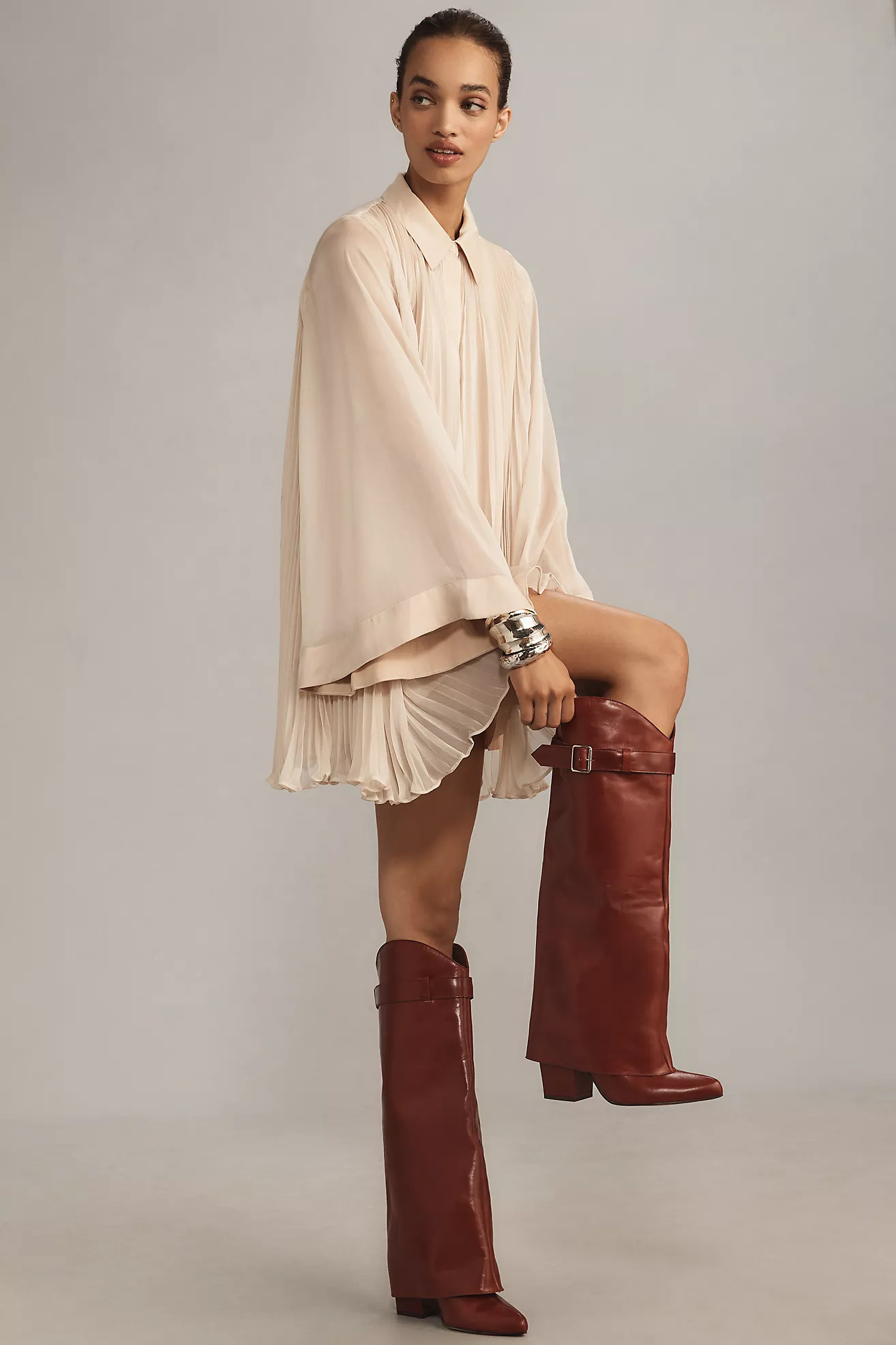 Matisse x Anthropologie Buckle Foldover Boots | Anthropologie (US)
