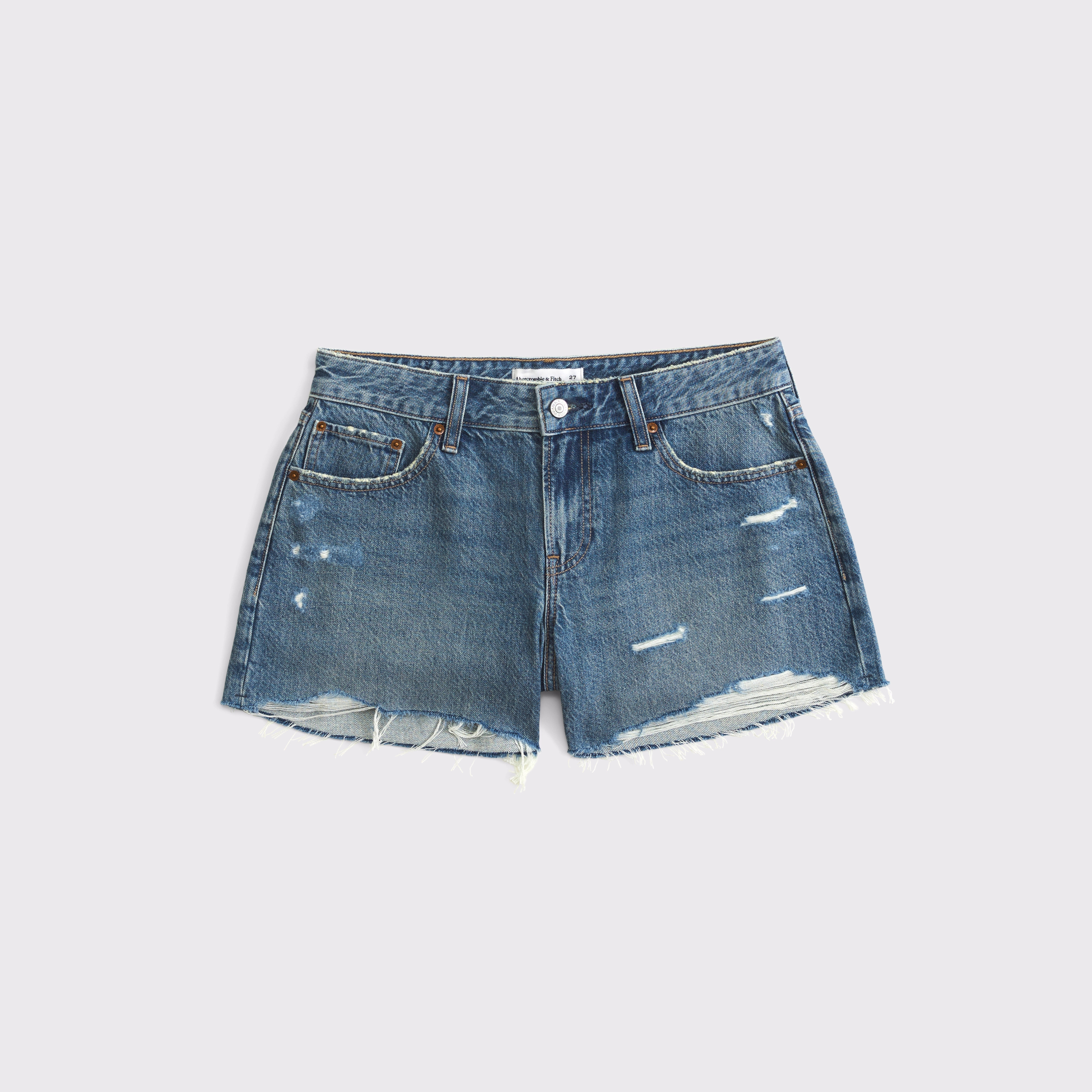 Curve Love Low Rise Loose Short | Abercrombie & Fitch (US)