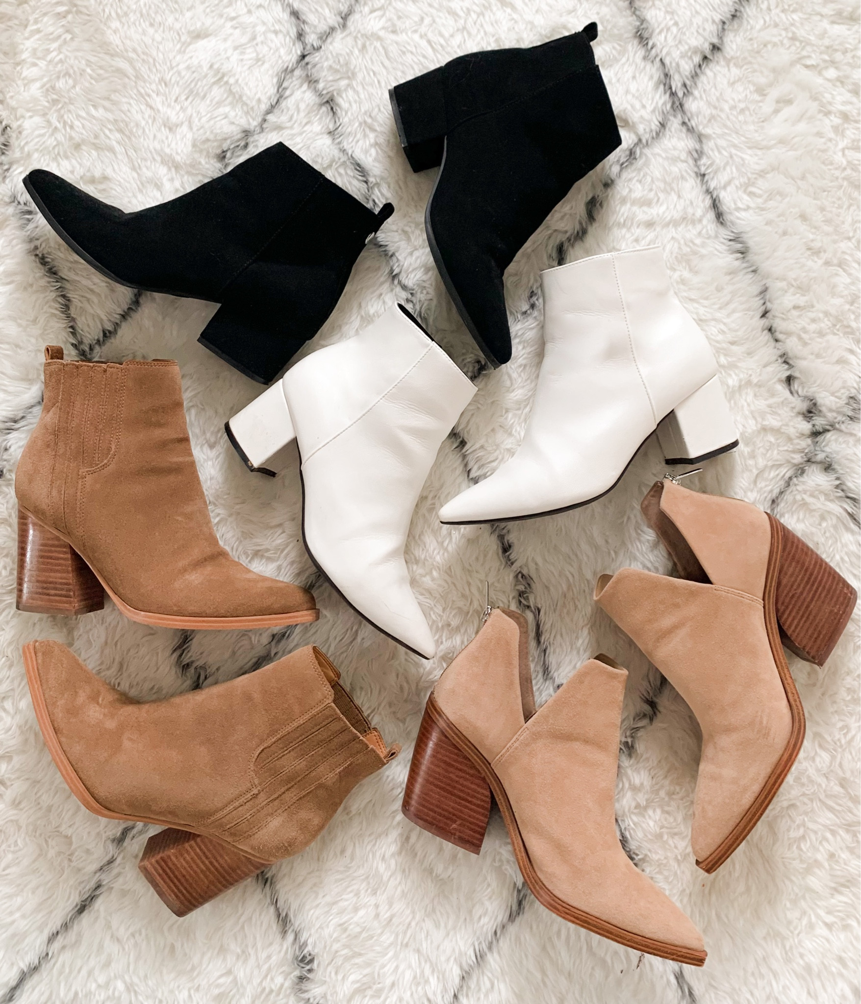 Boots, booties, black boots, white booties, black booties, fall boots, fall fashion, fall shoes, ankle boots, ankle booties

#LTKunder50 #LTKshoecrush #LTKSeasonal