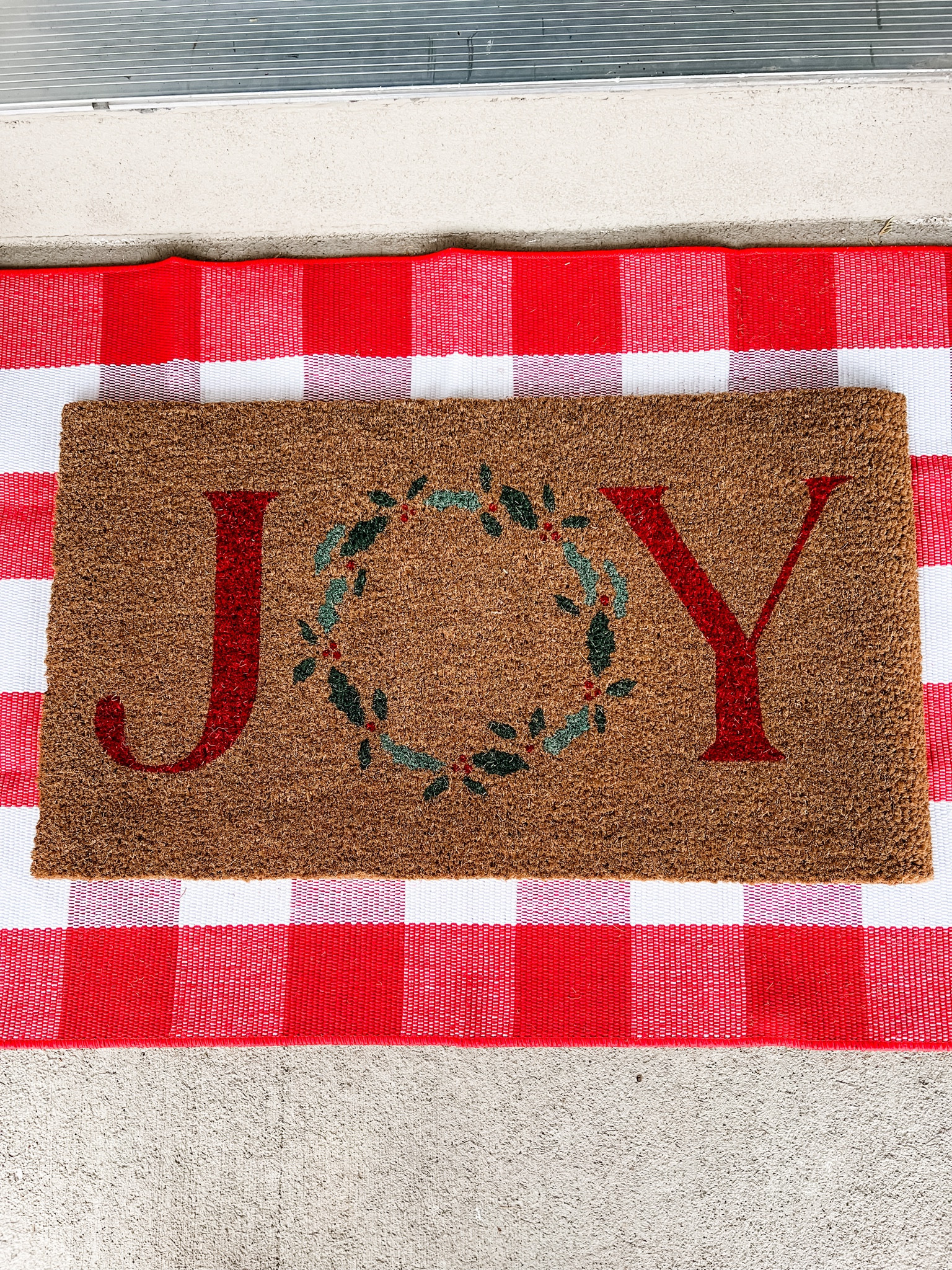 Amazon finds for holiday decor! I love this red decorative mat paired with the holiday door mat.

Christmas decor, holiday decor, outdoor holiday decor, doormat, holiday decoration. 

#LTKFindsUnder50 #LTKHoliday #LTKHome